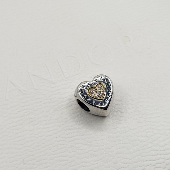 Authentic Pandora Charm with 14k Gold - Picture 2 of 7